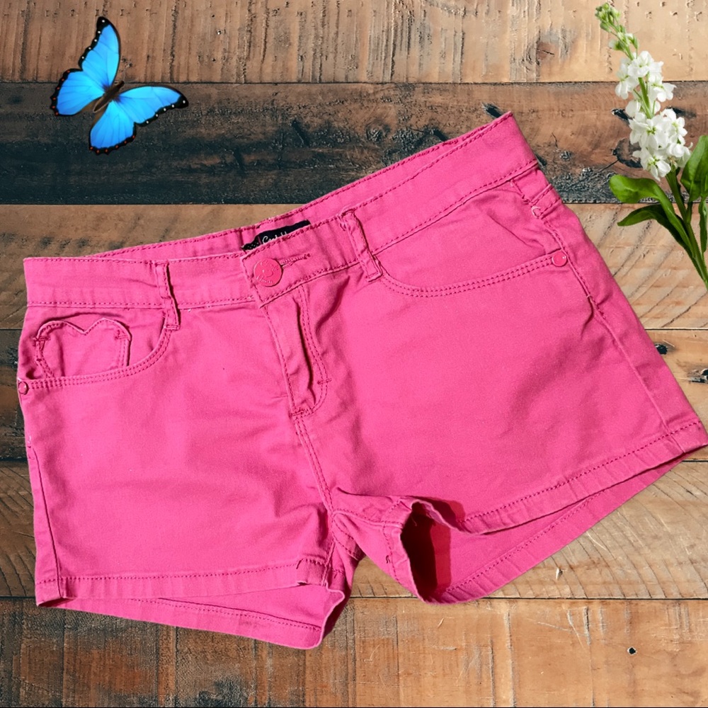 Candy Hearts Girls Shorts Size 16
